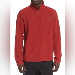 The North Face Rusty Red Quarter-Zip Fleece